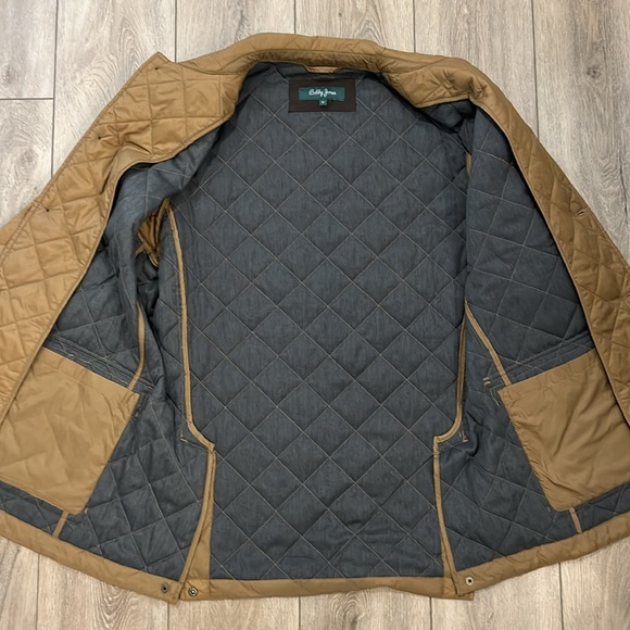 Bobby Jones NWOT Camel Hyland Water-Repellent Quilted Jacket Double Vent Large - Picture 6 of 9